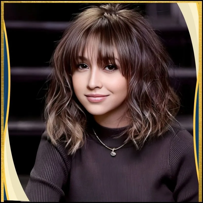 Choppy WispyBangs For Short Hair