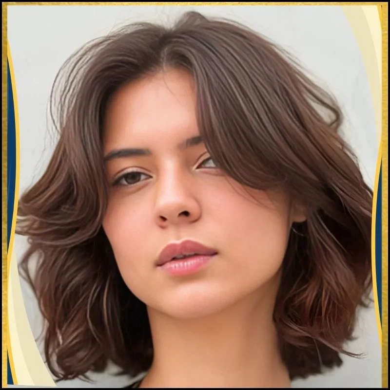 Soft Curtain Bangs For Short Hair