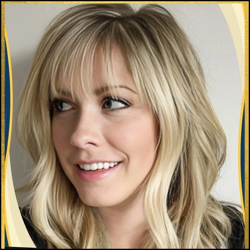 WispyBangs With Highlights For Long hair