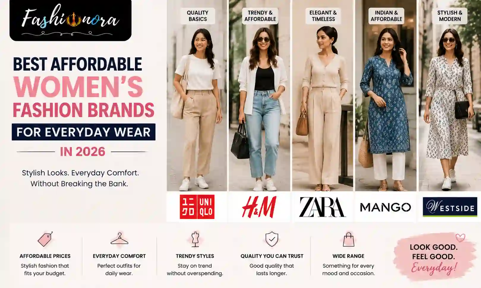 Best Affordable Women’s Fashion Brands for Everyday Wear