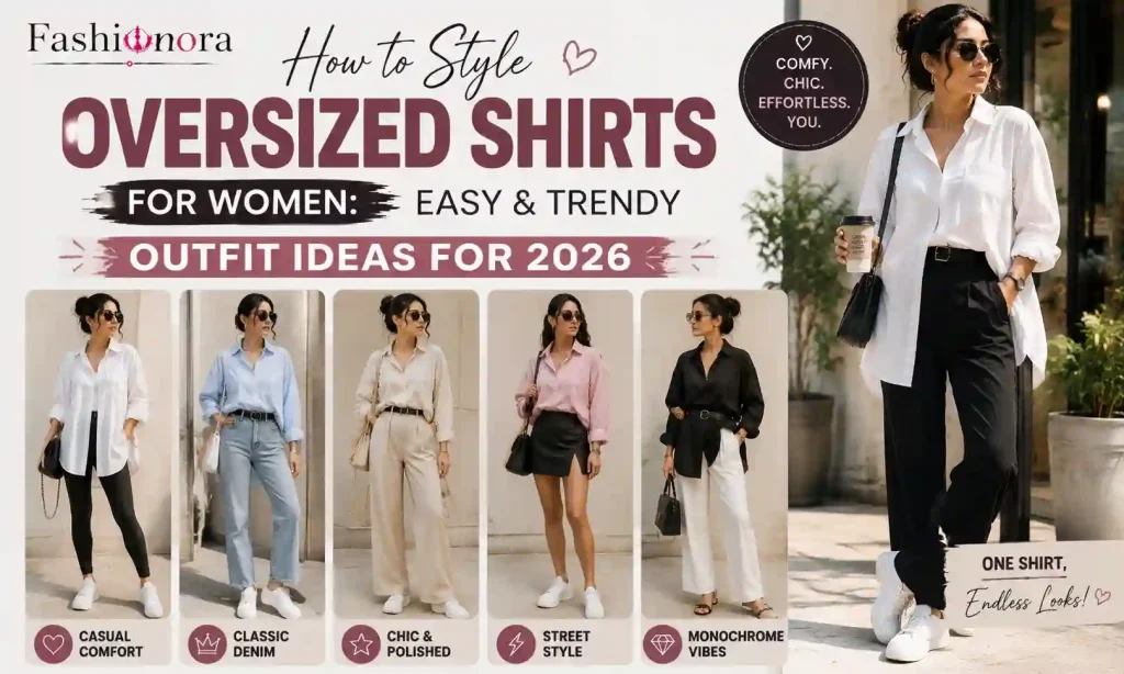 How to Style Oversized Shirts for Women