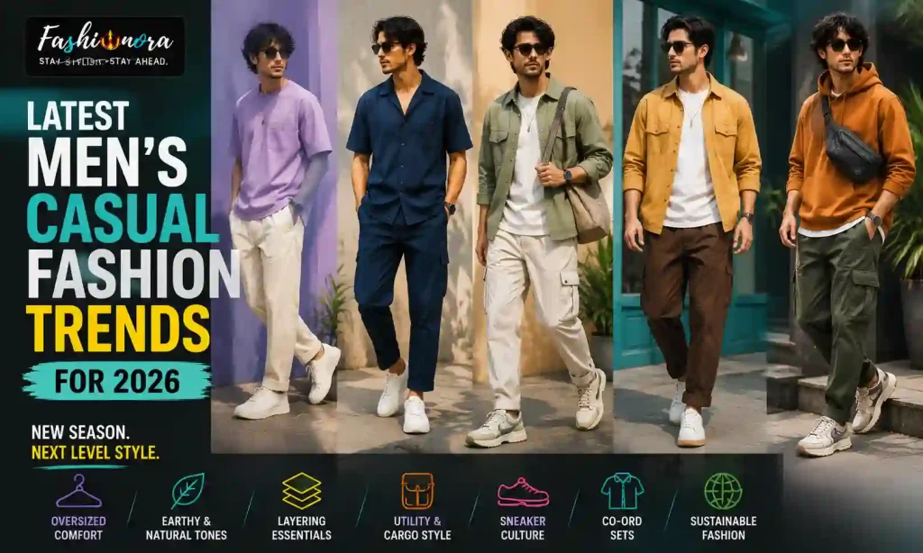 latest men's casual fashion trends for 2026