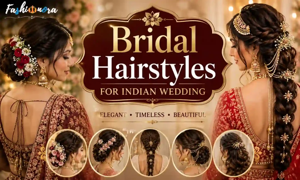 Bridal Hairstyles for Indian Wedding