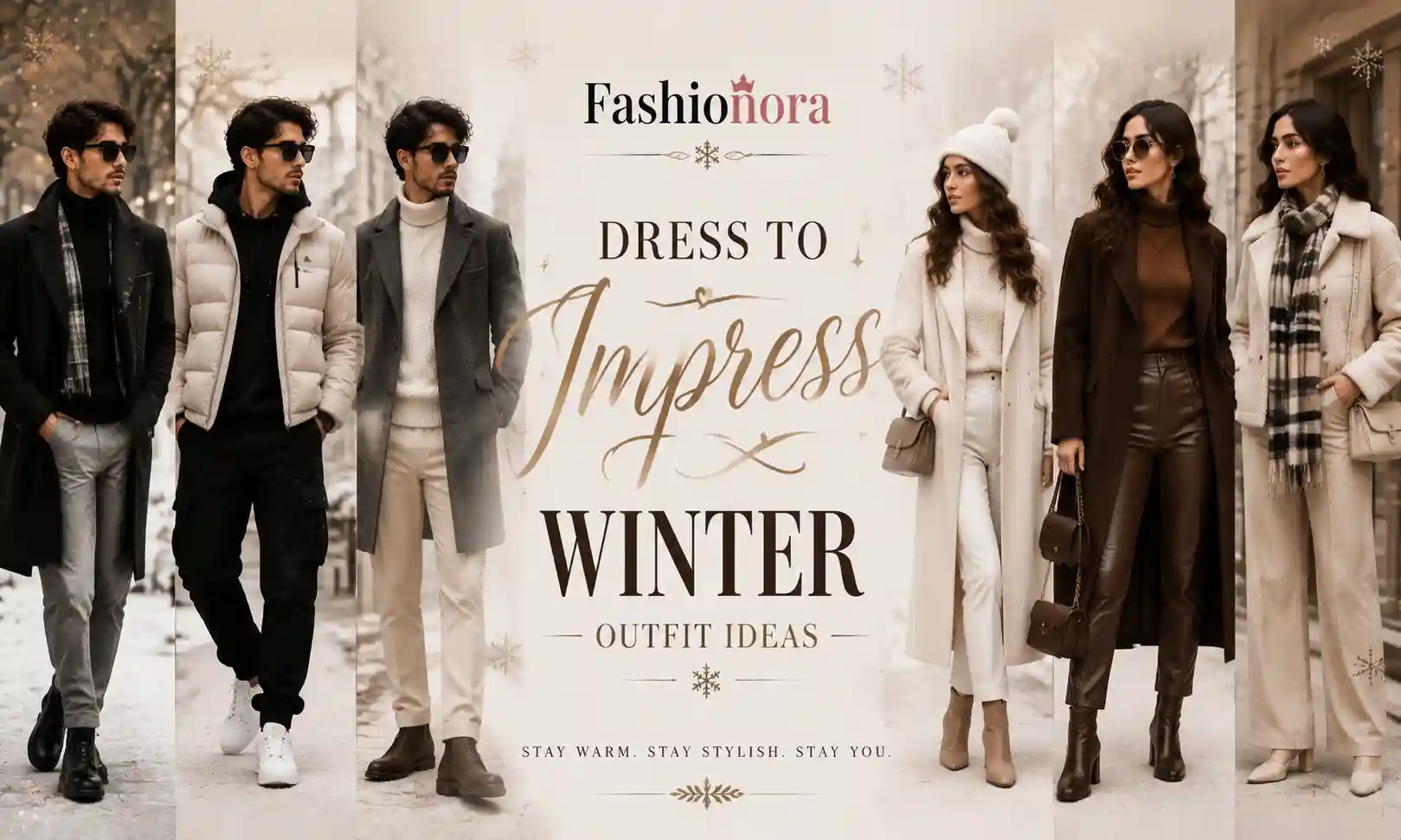 Dress to Impress Winter Outfit Ideas: Stylish Winter Looks for Men and Women