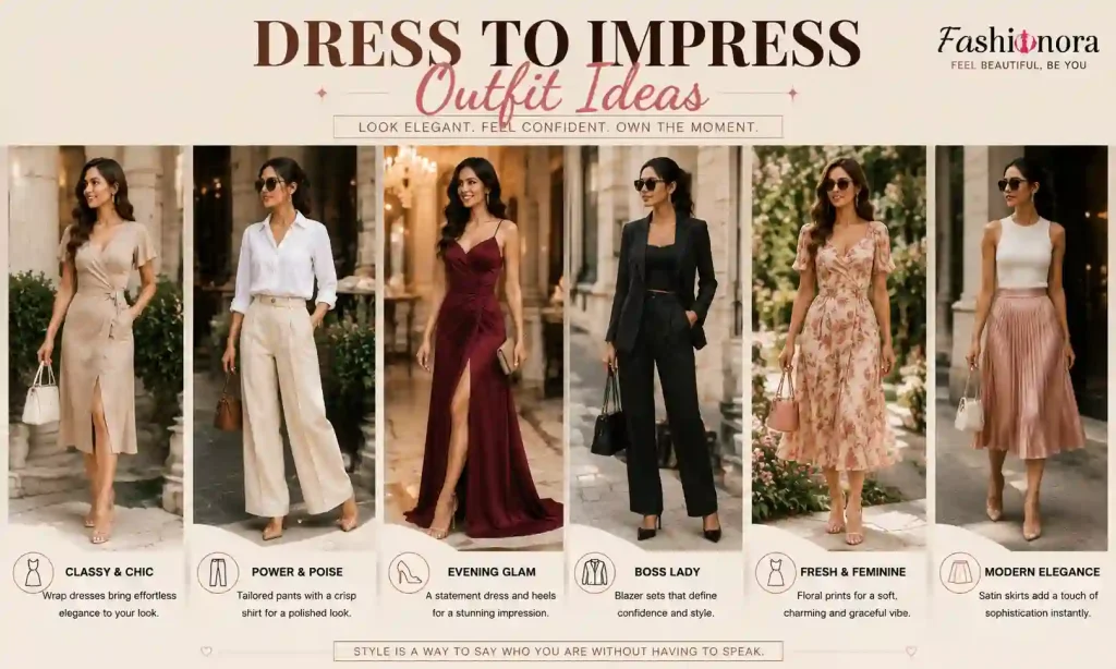 Dress to impress outfit ideas for women