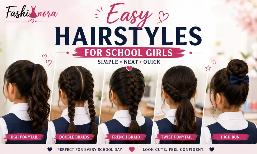 Easy Hairstyles for School Girls