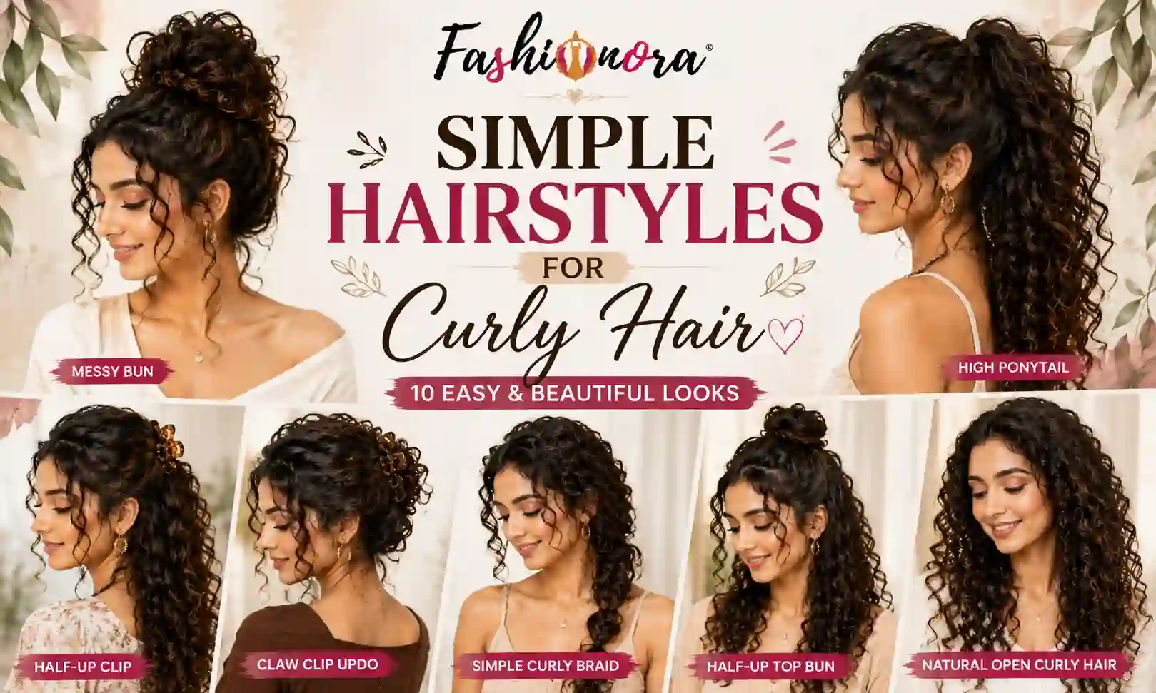 Simple Hairstyles for Curly Hair